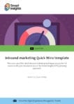 Inbound marketing Quick Wins template